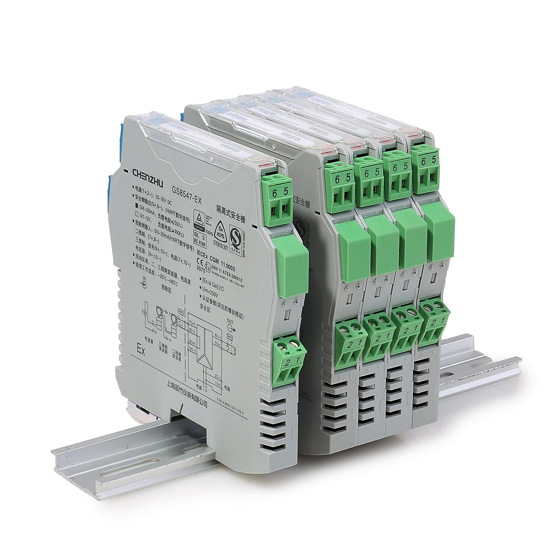 一進一出 模擬量輸入隔離式安全柵（回路供電）